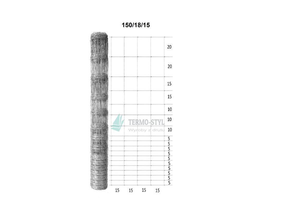 Siatka leśna 150 gęsta
